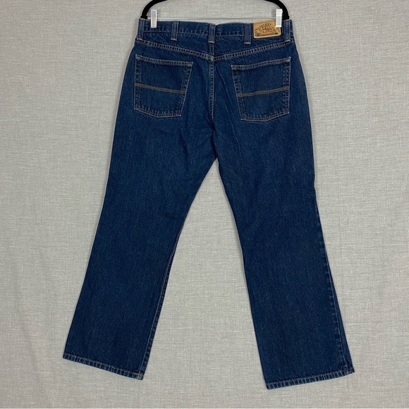LL Bean Jeans Standard Fit 34x29 Cotton Medium Wash - Picture 2 of 8